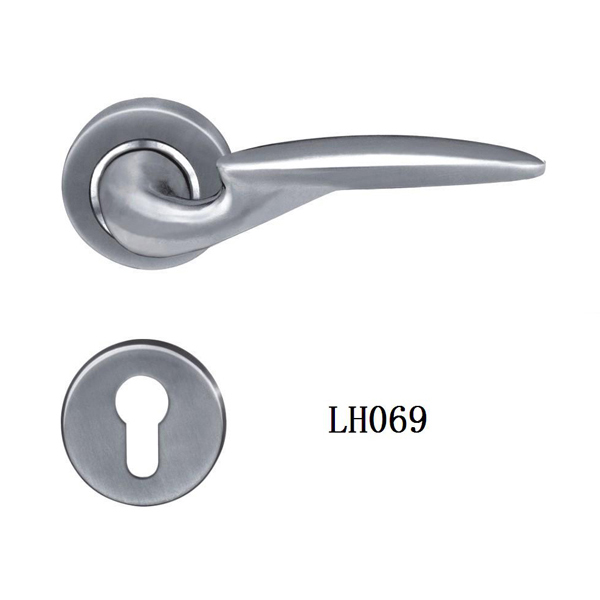 solid stainless steel industrial door handle