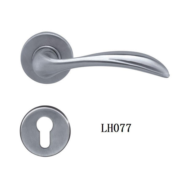 Door hardware modern solid casting stainless door handle