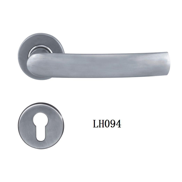 Stainless Steel Casting Door Handles On Rose