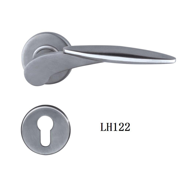 solid stainless steel lever door handle