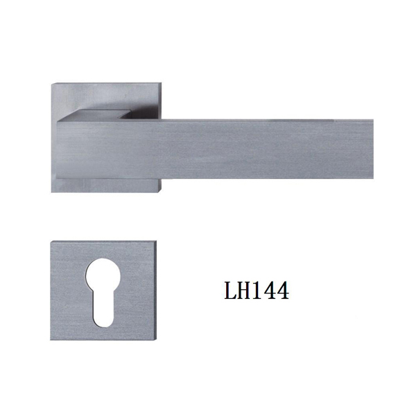 Polish finish stainless steel solid level door handle