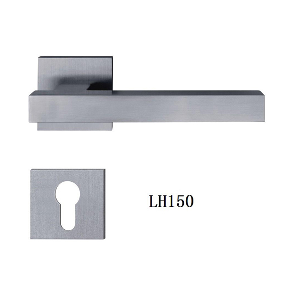 solid stainless steel lever door handle