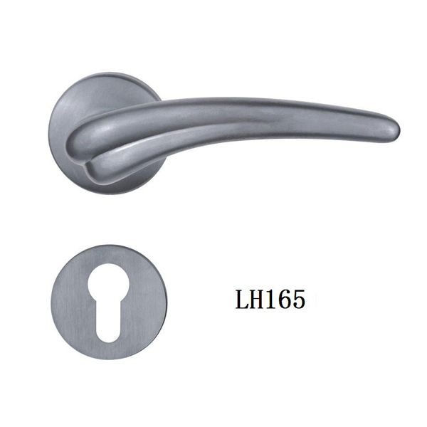 Solid stainless steel door handle