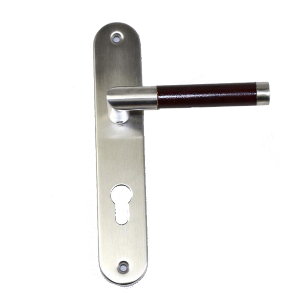 Stainless Steel Door Handles On Backplates