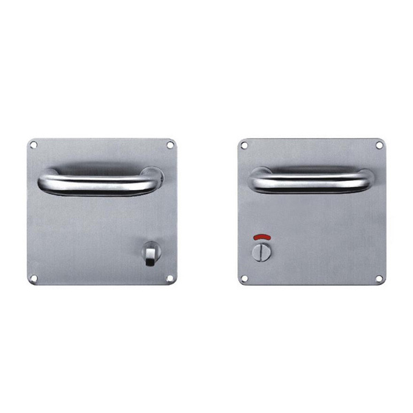 Stainless Steel Door Handles On Backplates