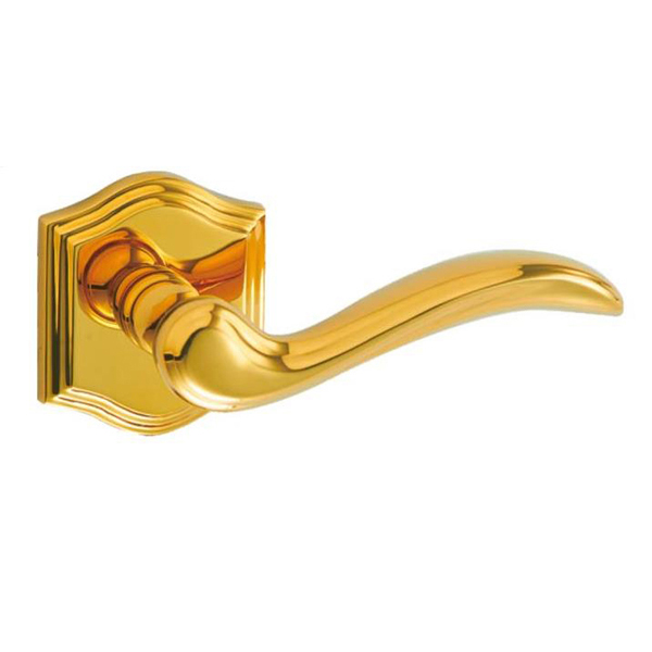 Durable and Best selling Brass Elegant lever door lock handle for indoor use