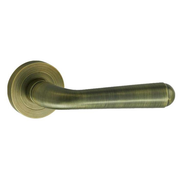 European Furniture brushed nickel bronze solid door handle