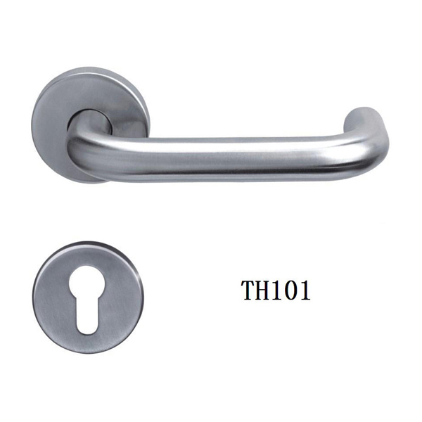 Stainless Steel Tube Lever Door Handle