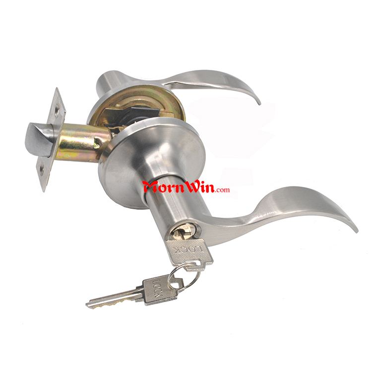 US market solid zinc alloy ANSI Grade 3 Factory Price Top Quality ET/PS/BK SN Tubular Lever Door Lock