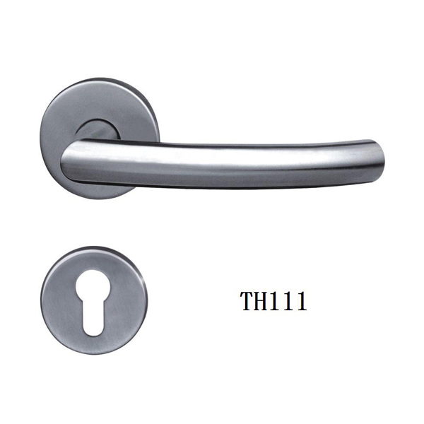 New model stainless steel interior lever door handle for timber door