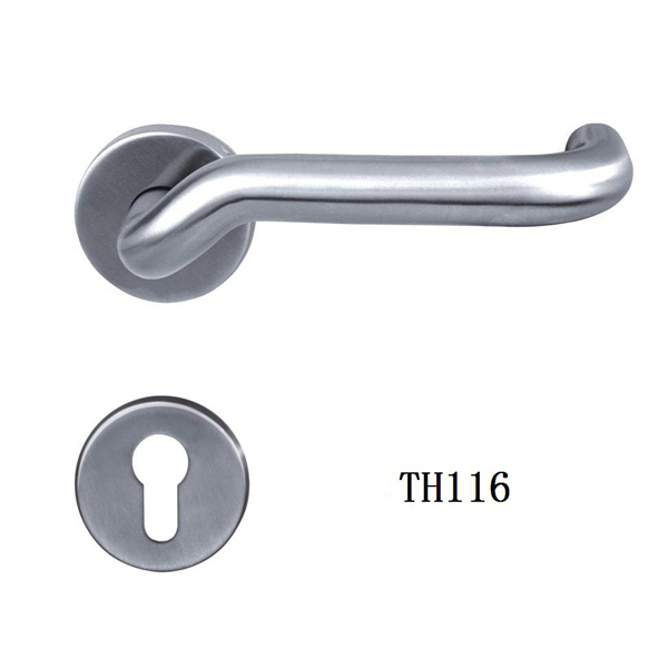 Lever type door handle stainless steel tube door handle modern door lever handle