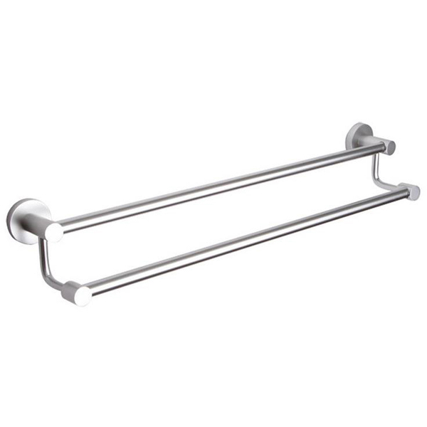 bathroom aluminium double towel bar