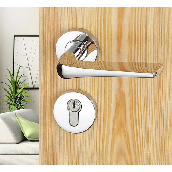 Stainless Steel Solid Mirror Door Handles