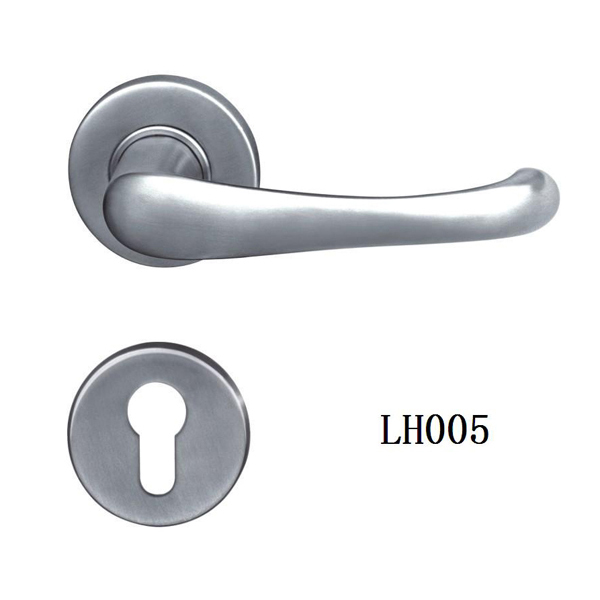 Stainless Steel Casting Door Handles On Rose