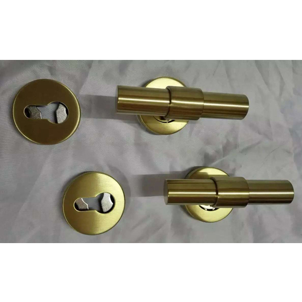 American T Style Entry Door Handle PVD