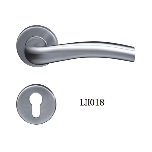 Solid Casting fire place stainless steel door handle