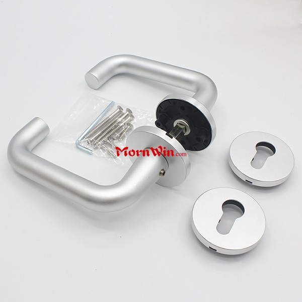 Factory Supply Aluminum Alloy Sliding Interior Bathroom Door Handle Lock