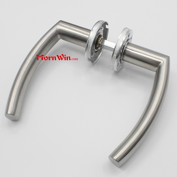 Turkey market industrial door handles hollow interior stainless steel 304 tube double sided door pull handle