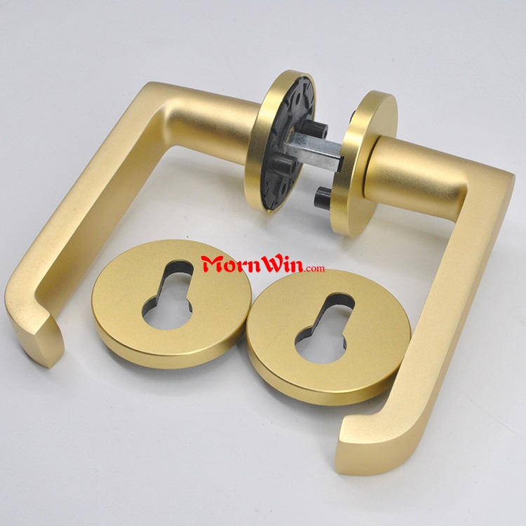 champaign gold golden color aluminum door handle China factory