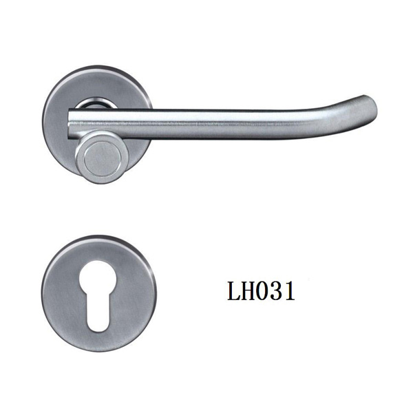 Stainless Steel Casting Door Handles On Rose