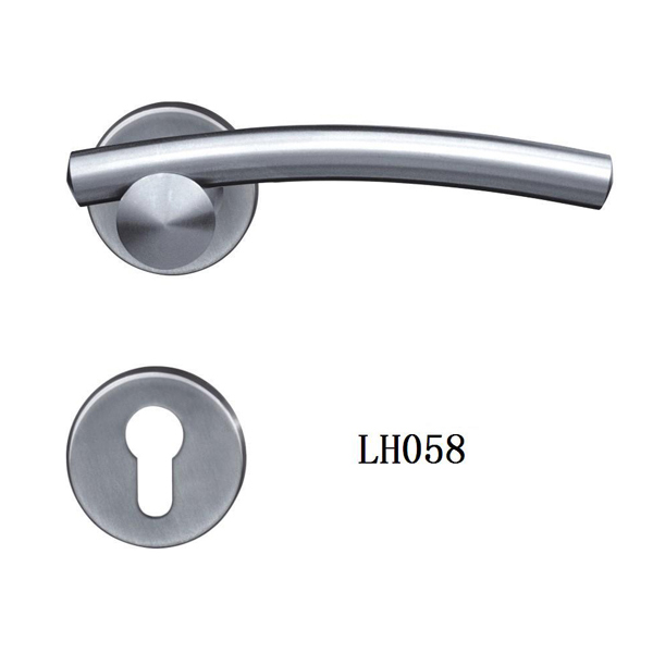 Stainless Steel 304 Solid Casting Lever Door Handle Mortise lever handle
