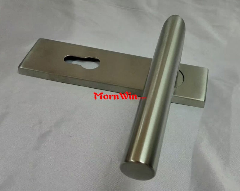 union types of door lock for India handle with high quality plate door handle