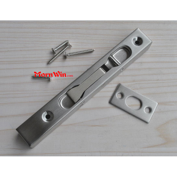 door flush bolt,stainless steel flush safety box door bolt /automatic door lock bolt