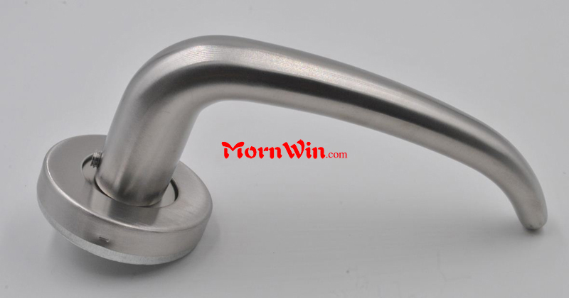 China Hollow Lever toilet door handle with 304 Stainless Steel