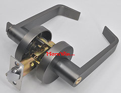 Entry bath bed hallway passageway channel door lever lock Tubular leverset Commercial door lock