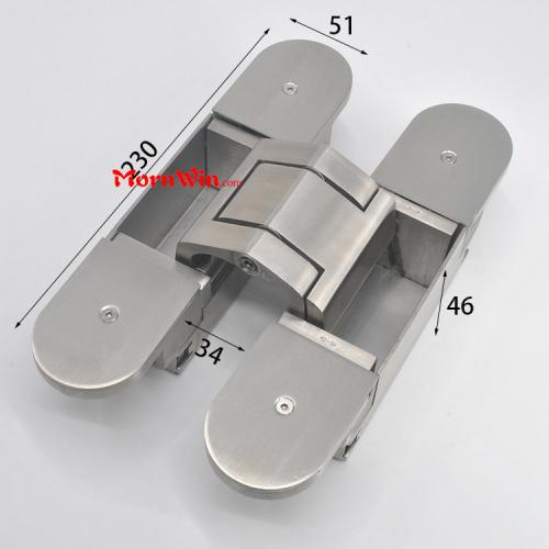 300KG Stainless Steel 3D Adjustable Concealed Hinge