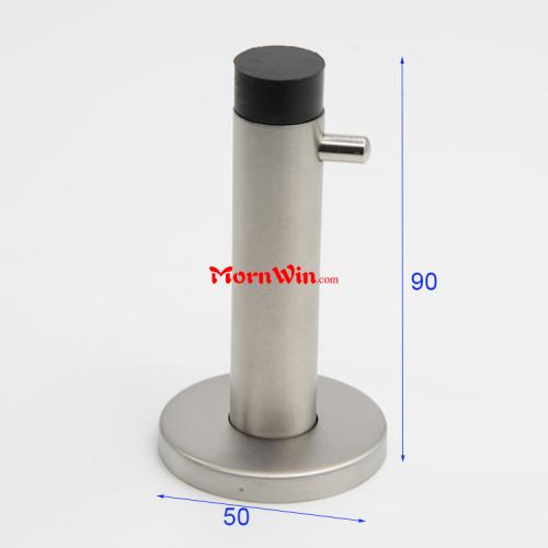304 Stainless Steel Door Stopper with Coat Hook