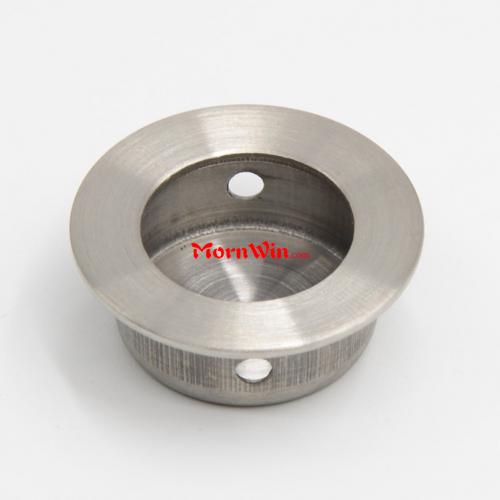 30mm Recessed Round Flush Brushed Pocket Finger Pull