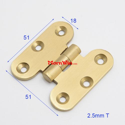 50mm 51mm Brass H Type Round Door Hinge