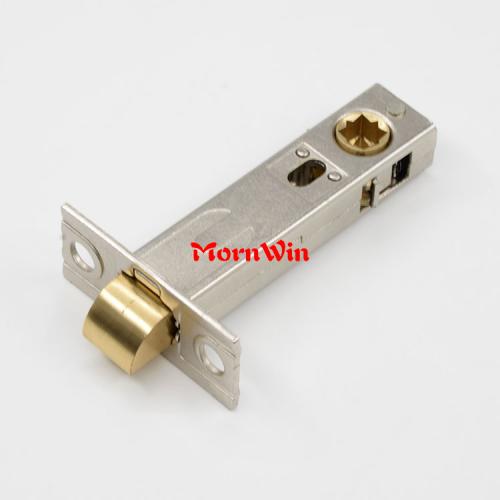 70mm Polished Brass Passage Door Tubular Latch