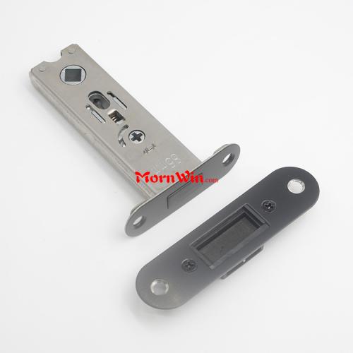 85mm Black Tubular Magnetic Latch Privacy Lock Latch