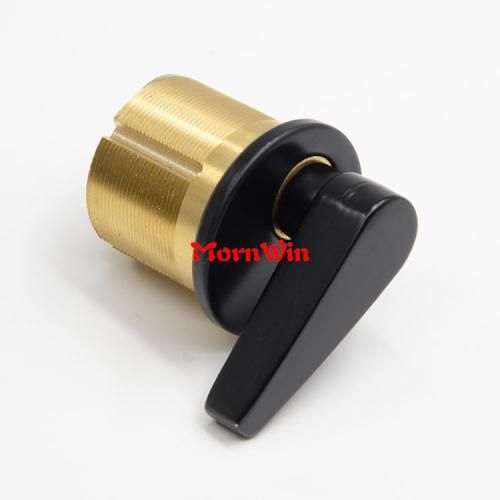ADA Mortise Thumbturn Black Round Cylinder