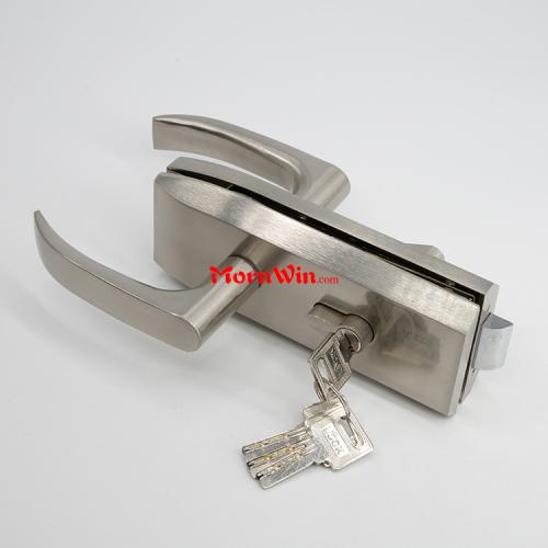 Aluminum Lever Handle Glass Door lock