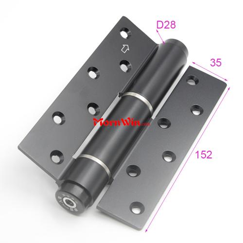 Aluminum Soft Closing Automatic Door Closer Hinge