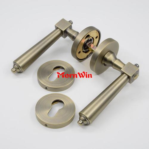 Antique Brass Lever Door Handle