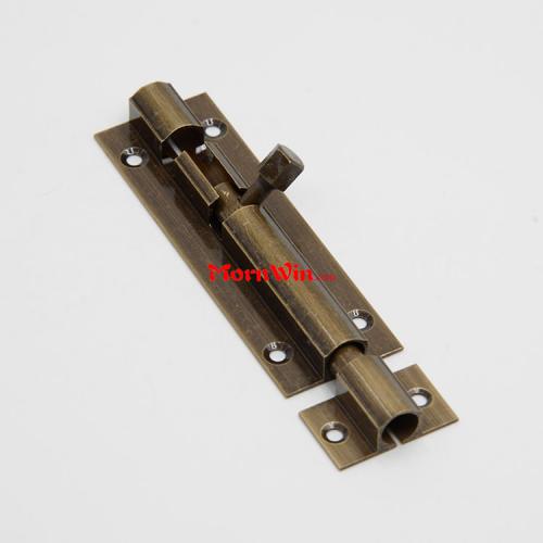 Antique Brass Security Door Bolt and Window Latch