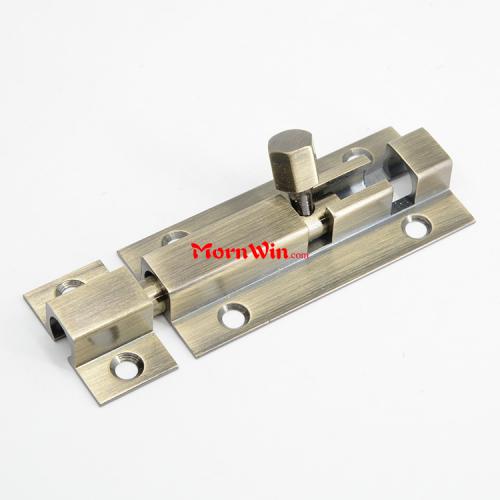 Antique Brass Sliding Door Barrel Flush Tower Bolt