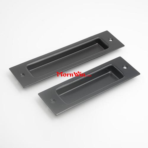 Barn Door Classical Steel Black Embedded Door Pull Handle