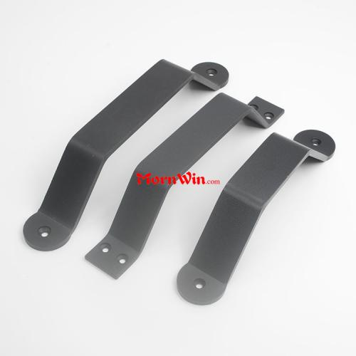 Barn Door Flat Bar Black Handle Pull