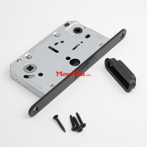 Black Magnetic Door Mortise Lock 50mm Backset
