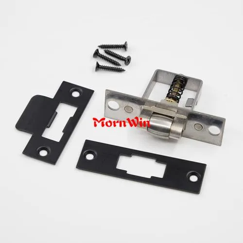 Black Spring Loaded Adjustable Brass Roller Door Catch