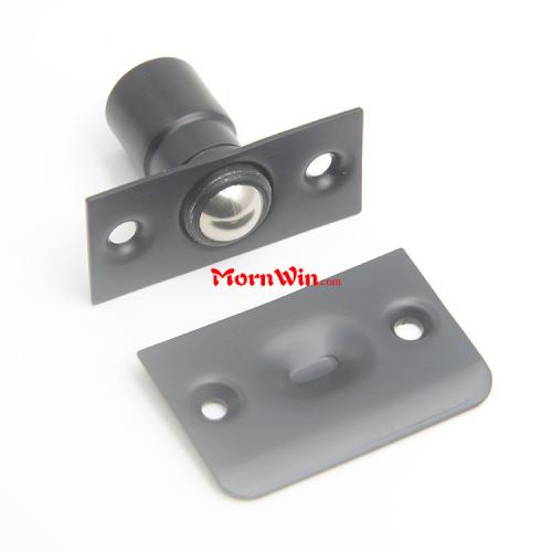 Black Stainless Steel Door Roller Catch Latch