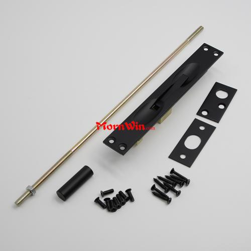 Brass Black Door Flush Bolt Extension Concealed Bolt 