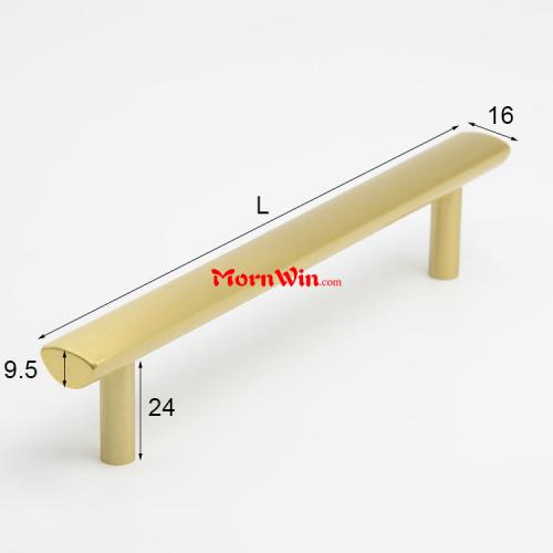 Brass Cabinet Furniture Hardware T Bar Handle