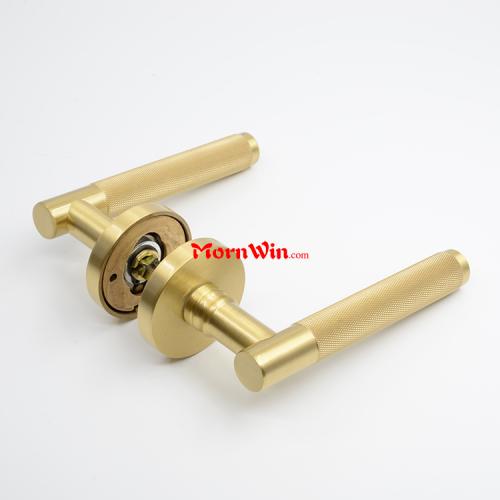 Brass Knurled Door Dummy Pull Handle
