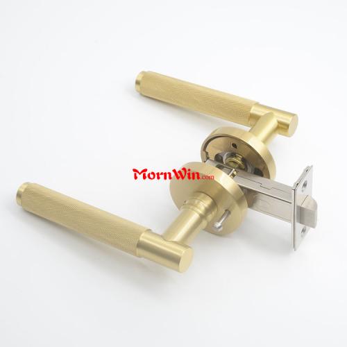 Brass Lever Handle Lock Passage Privacy Entrance Door Lock